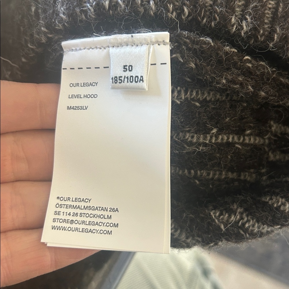 Our Legacy Brown Zip-Up Sweater NWT Fall 2025 - Picture 8 of 8